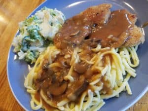 Jaegerschnitzel With Mushroom Gravy - 