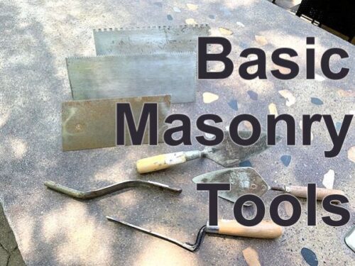 Basic Masonry Tools for DIY Homeowners | Our Recipes For Success